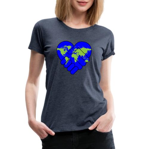World United in Love - Women's Premium T-Shirt