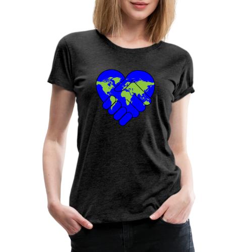 World United in Love - Women's Premium T-Shirt