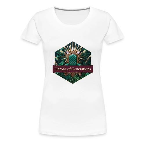 Women’s Day Vine Throne T Shirt, Gift for Grandma - Women's Premium T-Shirt