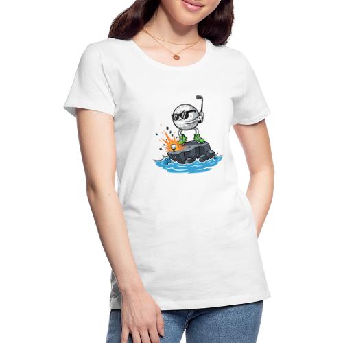 Play It As It Lies Bad Golfer Quote Cotton - Women's Premium T-Shirt