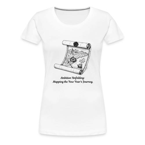 Unfolding Map of Ambition T-Shirt - Women's Premium T-Shirt