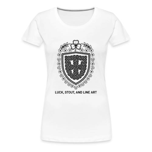 Celtic Knot T-Shirt, Symmetrical Shield - Women's Premium T-Shirt