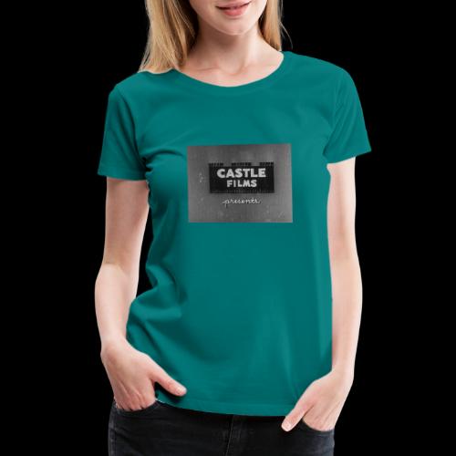 Castle Films Presents Logo - Women's Premium T-Shirt