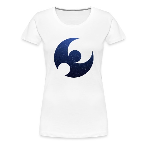 Pocketmonsters Moon Logo Galaxy - Women's Premium T-Shirt