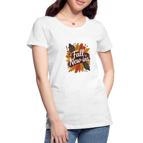 Fall New-Ins Autumn Leaves Acorn Seasonal Outfit - Women's Premium T-Shirt
