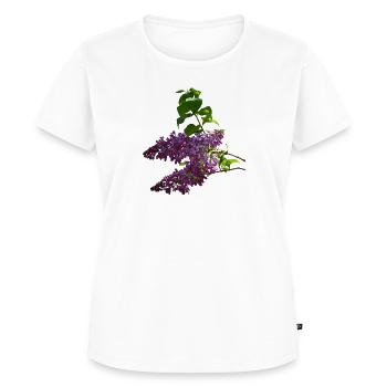 Beautiful Lilacs - Women's Premium T-Shirt - white - Front - AI Model Female 180 light (180cm)