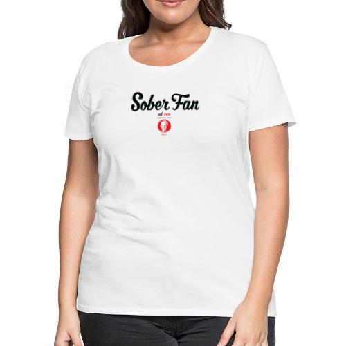Sober Fan Logo Tee BW35 - Women's Premium T-Shirt