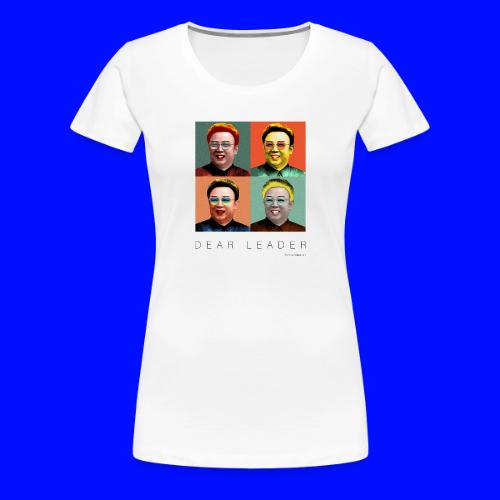 Kim Jong Il as Marilyn Monroe - Women's Premium T-Shirt