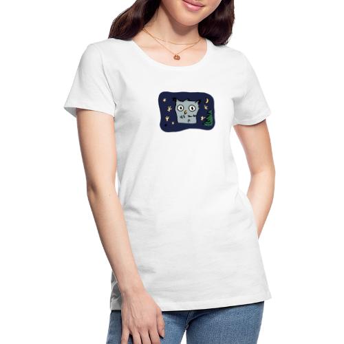 Moonlight Owl - Women's Premium T-Shirt
