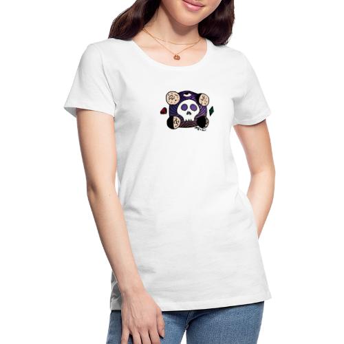 Moon Skull from Outer Space - Women's Premium T-Shirt