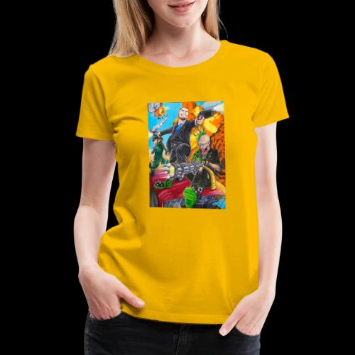 Me and the Boys Making Noise - Women's Premium T-Shirt