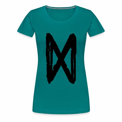 Elder Futhark Rune Dagaz - Letter D - Women's Premium T-Shirt
