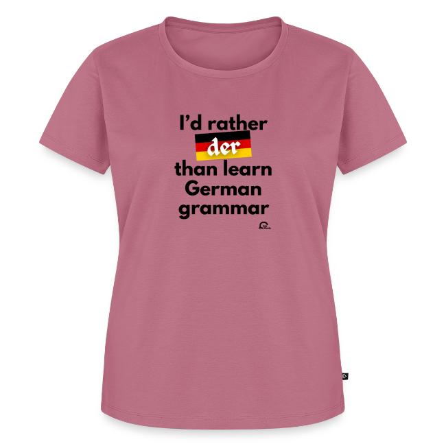 I'd rather "der"