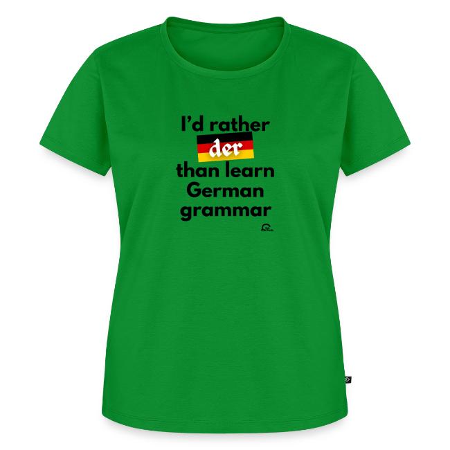 I'd rather "der"