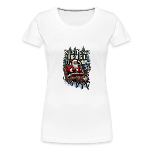 Nostalgic Santa T-Shirt - Women's Premium T-Shirt