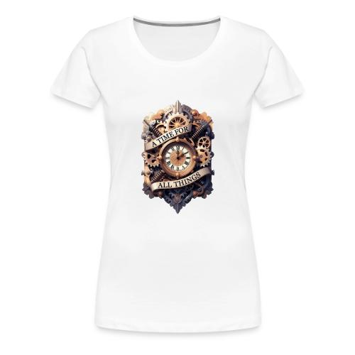 Ornate Clockwork T-Shirt - Women's Premium T-Shirt