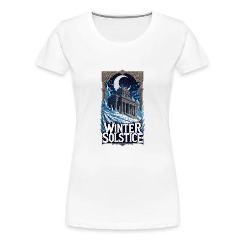 Winter Solstice Temple T-Shirt - Women's Premium T-Shirt