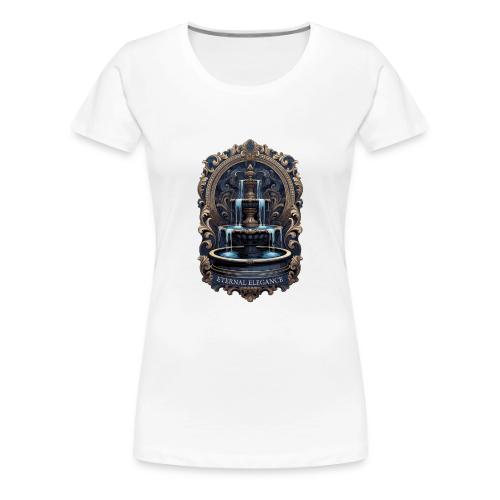 Gilded Baroque Fountain T-Shirt - Women's Premium T-Shirt