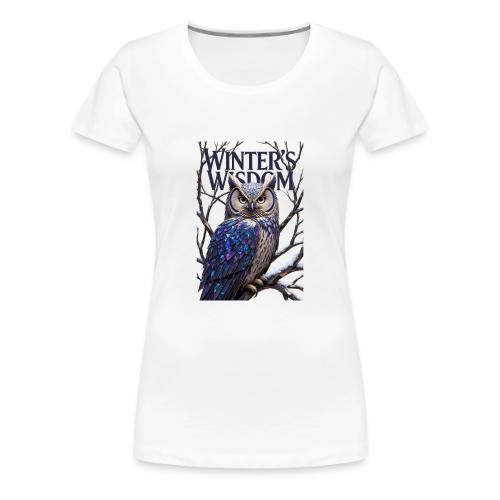 Crystalized Forest Owl T-Shirt - Women's Premium T-Shirt