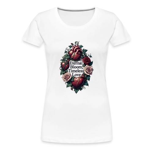 Eternal Bloom Timeless Love Entwined Hearts T-Shir - Women's Premium T-Shirt