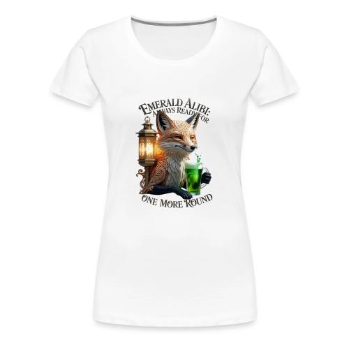 Emerald Alibi Fox Graphic Tee - Women's Premium T-Shirt