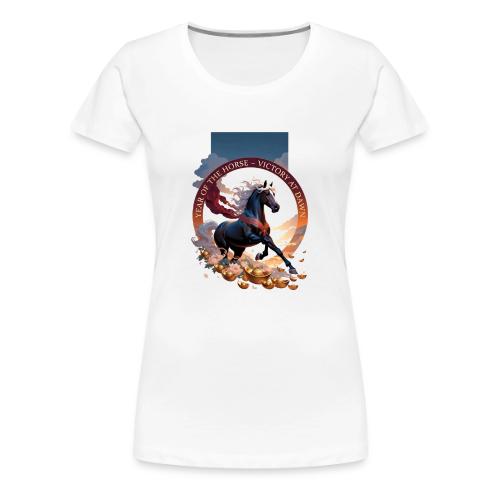 Year of the Horse Dawn T Shirt,Lunar New Year Gift - Women's Premium T-Shirt