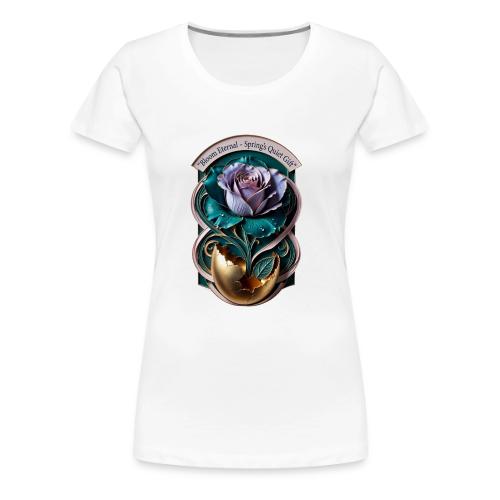 Easter Bloom Eternal Wild Rose T Shirt, Gift - Women's Premium T-Shirt