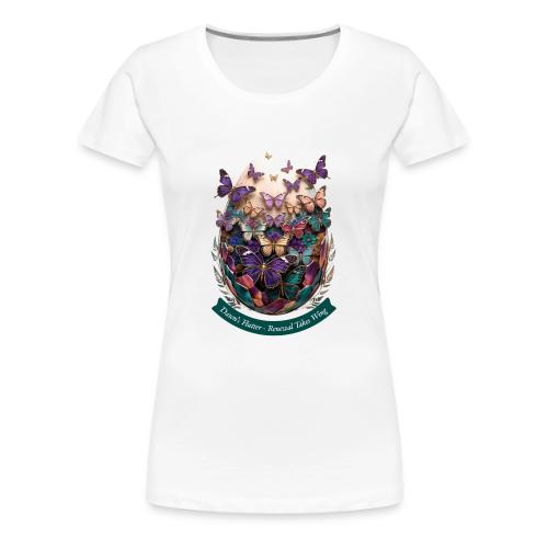 Easter Dawn's Flutter Butterfly T Shirt, Gift - Women's Premium T-Shirt