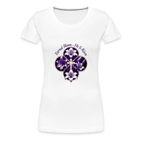 Easter Eternal Bloom Lily Crown T Shirt, Gift - Women's Premium T-Shirt