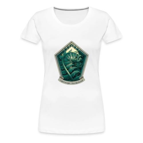 Easter Unfurl in Light Fern T Shirt, Spring Gift - Women's Premium T-Shirt
