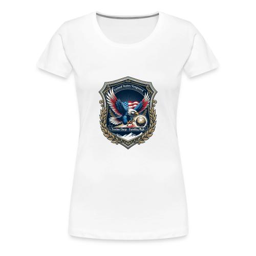 USA Eagle Vanguard T-Shirt,American Flag PrideGift - Women's Premium T-Shirt