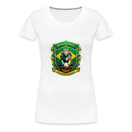 Brazil Jaguar Glory Tee, Brazilian Pride Gift - Women's Premium T-Shirt