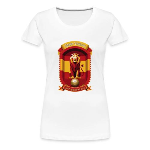 Spain Lion Victory T-Shirt, Flag Pride Crest Gift - Women's Premium T-Shirt