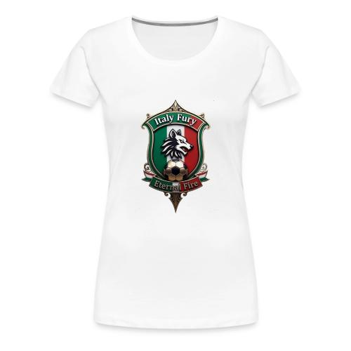 Italy heritage Wolf Fury Tee, Pride Badge Gift - Women's Premium T-Shirt
