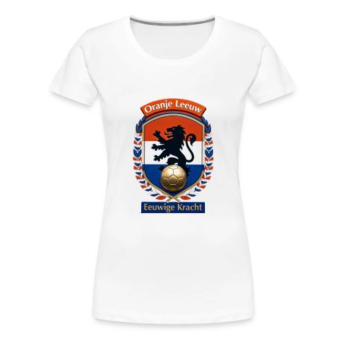 Netherlands Lion Premium T-Shirt, Dutch Flag Gift - Women's Premium T-Shirt