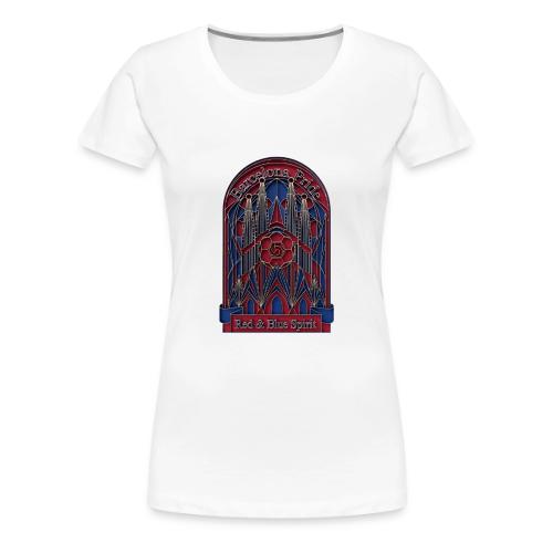 Barcelona Scarlet Pride T Shirt, Vibrant City Gift - Women's Premium T-Shirt