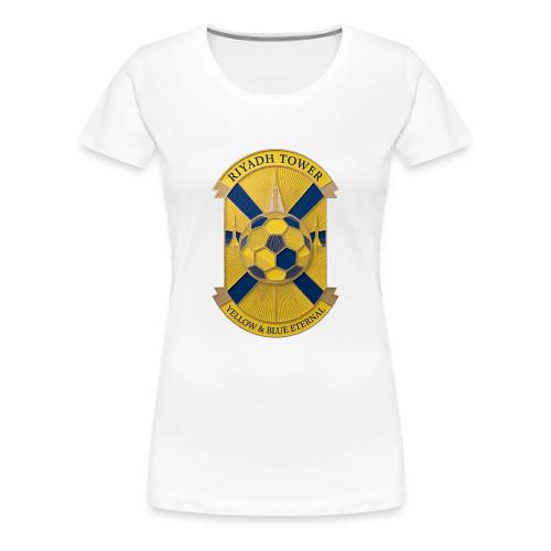 Riyadh Tower T Shirt, Football City Pride Gift - Women's Premium T-Shirt