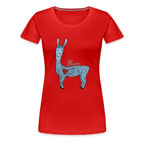 Cute llama - Women's Premium T-Shirt