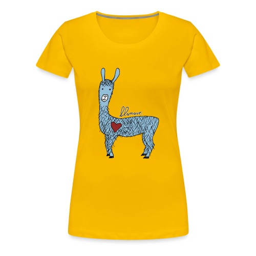 Cute llama - Women's Premium T-Shirt