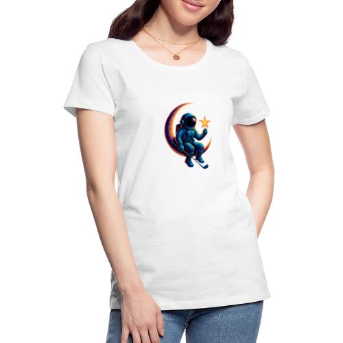 Unisex T-Shirt with Astronaut Design Premium - Women's Premium T-Shirt