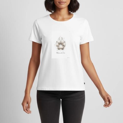 Whispers in the Stars Celestial Dog Mom Paw - Women's Premium T-Shirt
