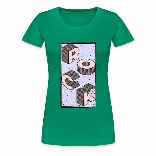 Retro Rock & Roll Will Never Die Gift Ideas - Women's Premium T-Shirt