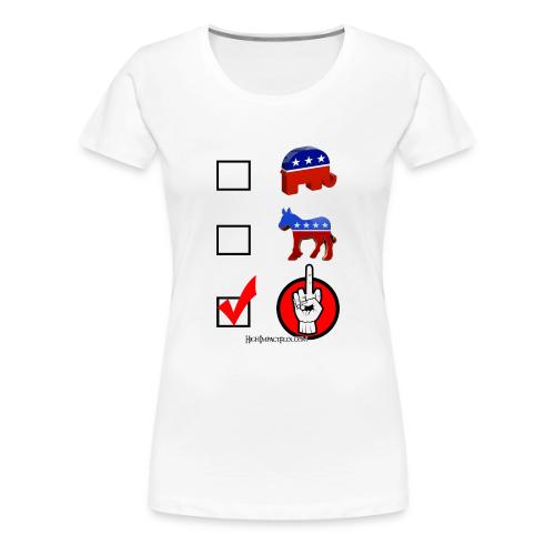 Voting Sucks - Women's Premium T-Shirt