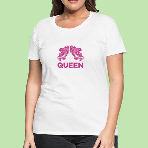 Queenlisse™ Signature Crown T-Shirt – Elegant - Women's Premium T-Shirt