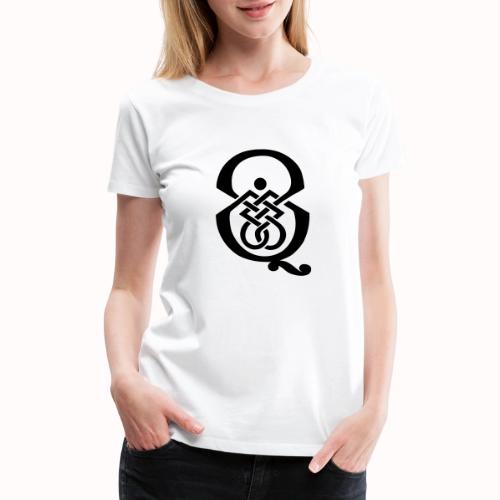 qcpb black logo - Women's Premium T-Shirt