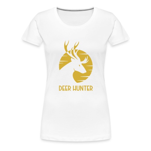 Animal Deer Emblem - Women's Premium T-Shirt
