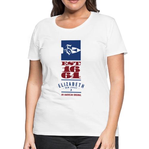 American Original - Rebel E 1664 - RWB - Women's Premium T-Shirt