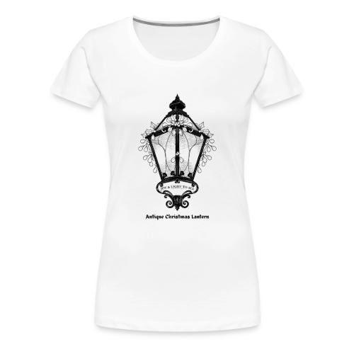 Antique Christmas Lantern T-Shirt - Women's Premium T-Shirt
