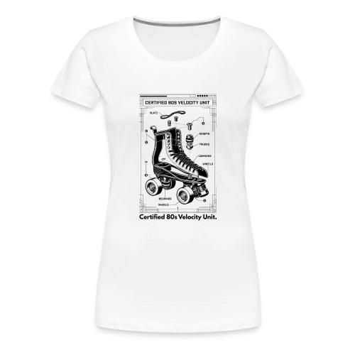 Retro Roller Skate T-Shirt - Women's Premium T-Shirt