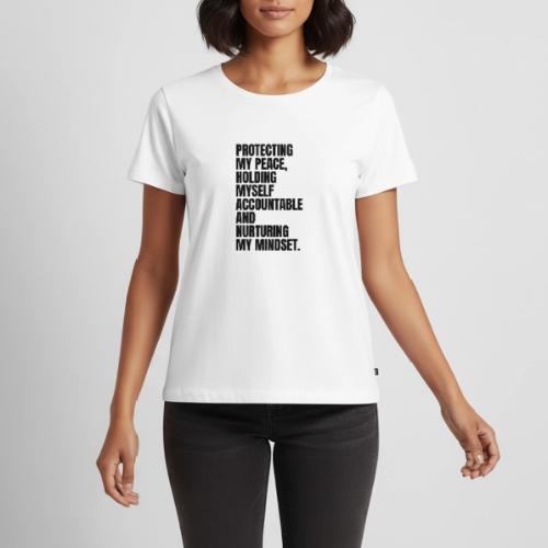 PEACE, ACCOUNTABILITY & MINDSET - Women's Premium T-Shirt